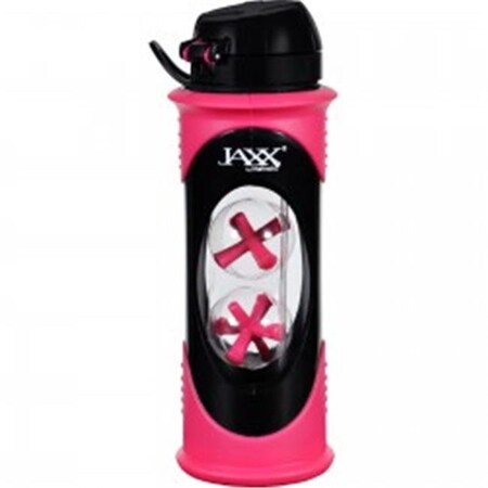 Medport Medport 786FFPNKGRYKIT Fit & Fresh Pink Jaxx Glass Shaker Bottle Set 786FFPNKGRYKIT